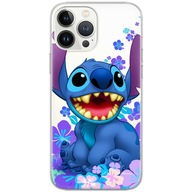 Puzdro pre Apple IPHONE 14 Stich 001 Disney Čiastočná potlač Transparentné