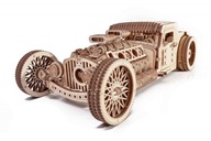 Wood Trick Auto Hot Rod Drevené puzzle 3D