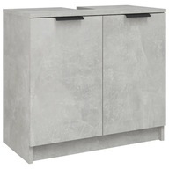 vidaXL Kúpeľňová skrinka, betónová šedá, 64,5x33,5x59 cm