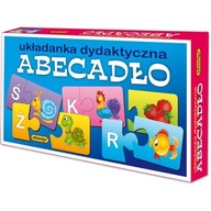 Układanka puzzlowa Abecadło Adamigo G-3037