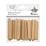 Drevené tyčinky 100 ks 9 x 63 mm R537
