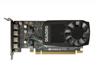 Karta graficzna nVidia Quadro P1000 4GB GDDR5 niska wysoka LP FH 4* mDP 23%