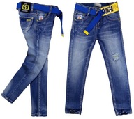 SPODNIE jeans dziary 933 LEISURE 16Y stretch denim