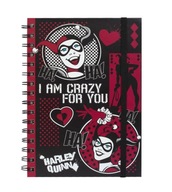 Harley Quinn I Am Crazy Notes A5 w linie 80 kartek