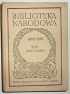 WYBÓR NOWEL I ESEJÓW Tomasz Mann