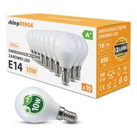 10x LED žiarovka E14 G45 10W=95W 850lm 3 FARBY Energeticky úsporná LED BERGE