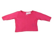 Różowa bluzeczka H&M bawełna noworodek 56