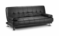 2 osobowa sofa kanapa czarna rozkładana HIT!
