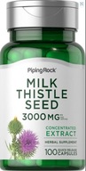 PipingRock Extrakt z ostropestreca mariánskeho 3000 mg (Sylimarín) 100 kaps
