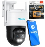 Kopulová kamera (dome) IP Reolink TrackMix Wifi 8 Mpx + Pamäťová karta SDHC 10/128G UHS-I ADP 128 GB