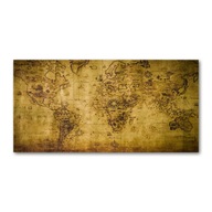Kuchenny panel Stara mapa świata 140x70 cm + KLEJ