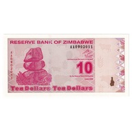 Banknot, Zimbabwe, 10 Dollars, 2009, KM:94, UNC(65