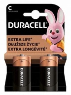 Alkáli elem Duracell C LR14 R14 Extra 2 db