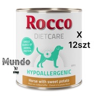 Mokra karma Rocco Diet Care Hypoallergen Smak Konina 800 g 12 szt