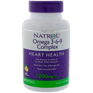 NATROL Omega 3-6-9 Complex 1200 mg 90 kapsúl EPA DHA