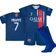 Komplet / strój piłkarski + gratis MBAPPE PSG 7 rozm. 152