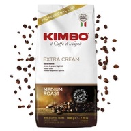Kimbo Pražená zrnková káva Extra Cream arabika a robusta 1kg