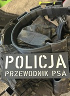 POLICJA PRZEWODNIK PSA 26 x10 xm CZARNA