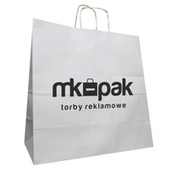 TORBA PAPIEROWA BUTY KURTKA PŁASZCZ 40X18X39