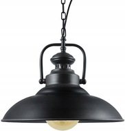 Lampa sufitowa żyrandol LED 1xE27 czarna