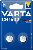 Litiová batéria Varta CR1632 2 ks