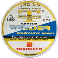 Pozemný vlasec Feeder Trabucco T-force Special tmavohnedý 0,255 mm 150 m