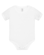 Body niemowlęce JHK białe 160 g 100% bawełna r.12M