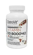 OSTROVIT WITAMINA D3 8000 + K2 60 TABLETEK