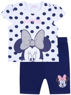 Bielo-granátový dojčenský set Minnie Mouse