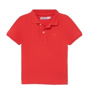 Koszulka polo k/r Mayoral 102 czerwony 92 cm