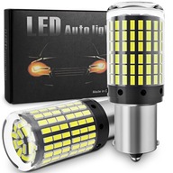 2× Interlook P21W izzók, 144SMD, fehér, P21W, 18W, 2 db-os szett