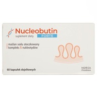 Norsa Pharma Nucleobutin Forte Maślan Sodu Complex 60 kapsułek JELITA IBS