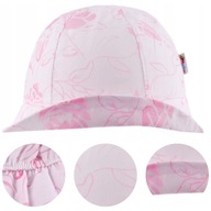 Dievčenský klobúk na hlavu ružový 48-50