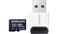 Karta pamięci SDXC Samsung 128GB microSDXC PRO Ultimate 200MB/s +czytnik