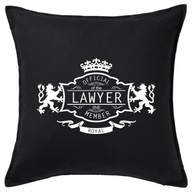 LAWYER OFFICIAL MEMBER poduszka 50x50 prezent