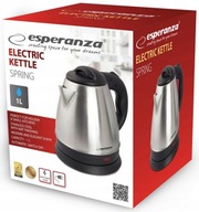 Elektromos vízforraló Esperanza EKK028G 1350 W 1 l fekete