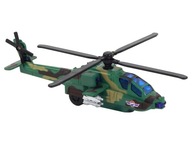 Vrtuľník Vojenský vrtuľník Kovový zvuk Svetlá zelená