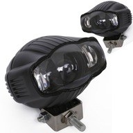 2x HALOGEN MOTOCYKLOWY LAMPA REFLEKTOR LED MOTOR