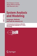 System Analysis and Modeling. Languages, Methods,