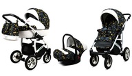 BabyLux Wózek 3w1 dziecięcy spacerówka Tropical