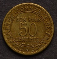 Francja - 50 centimes 1923