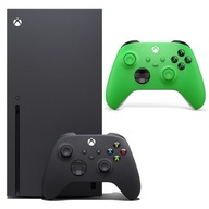 Konsola Xbox Series X 1TB + 2 x Pad Czarny/Zielony