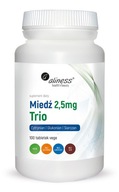 Aliness Miedź Trio 2,5 mg x 100 tab. WŁOSY SKÓRA