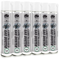 STLAČENÝ VZDUCH 6x 600 ml SPRAY NA VYSÁVANIE PC DOMÁCICH SPOTREBIČOV RTV TLAČIARNE