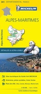 ALPES-MARITIMES Alpy Nadmorskie 341 mapa MICHELIN