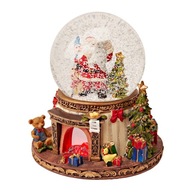 Snehová guľa LED vianočná ozdoba 28cm