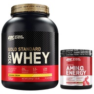 ONJ Whey Gold Standard PROTEIN 2280g + Amino Energy AMINOKYSELINY KOFEIN 270g