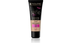 EVELINE Selfie Time Podkład 2w1 kryjąco-nawilżający nr 03 Vanilla 30 ml