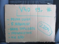 upholstery seats leather VOLVO V40 II