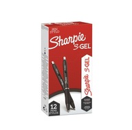 Gélové pero SHARPIE S-Gel M červené 12 ks